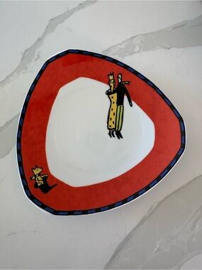 Rosenthal White Studio-Line Porcelain Plate with Black Logo